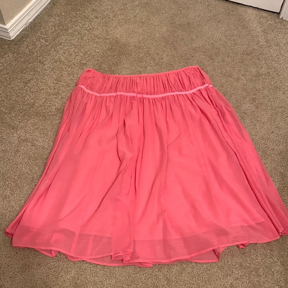 Pink Knee Length Banana Republic Skirt